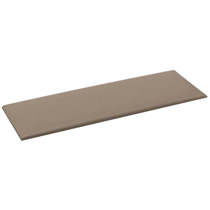Väggsänggavel 12 pcs Cappuccino 90 x 30 cm tyg
