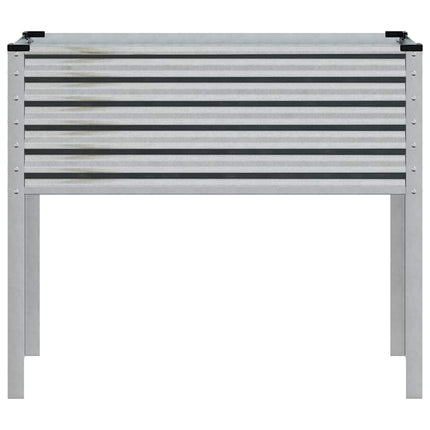 Trädgårdskruka 100x45x90 cm galvaniserat stål