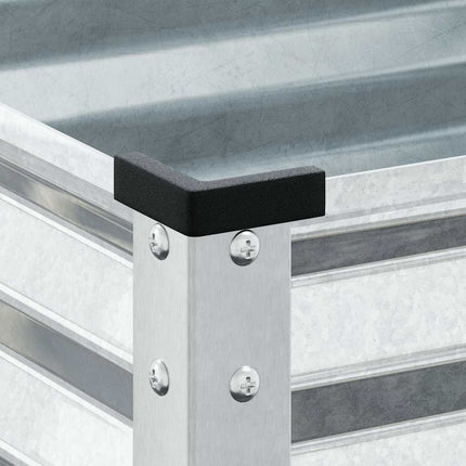 Trädgårdskruka 100x45x90 cm galvaniserat stål