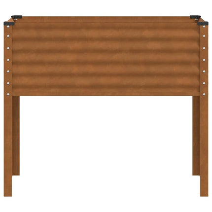 Trädgårdskruka 100x45x90 cm väderbeständigt stål