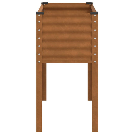 Trädgårdskruka 100x45x90 cm väderbeständigt stål