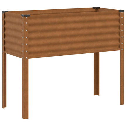 Trädgårdskruka 100x45x90 cm väderbeständigt stål