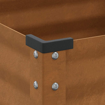 Trädgårdskruka 100x45x90 cm väderbeständigt stål