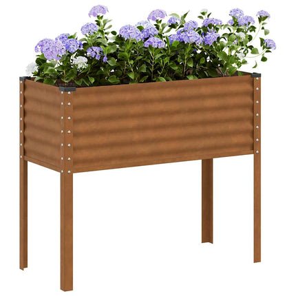Trädgårdskruka 100x45x90 cm väderbeständigt stål