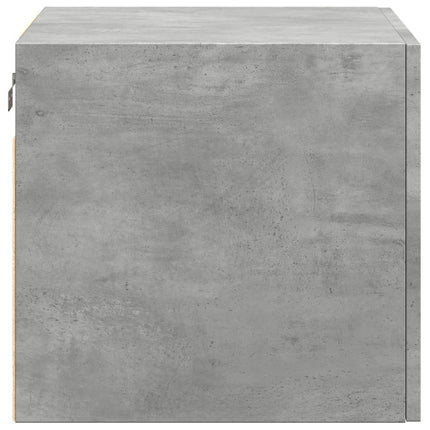 Väggskåp betonggrå 50x42,5x40 cm konstruerat trä