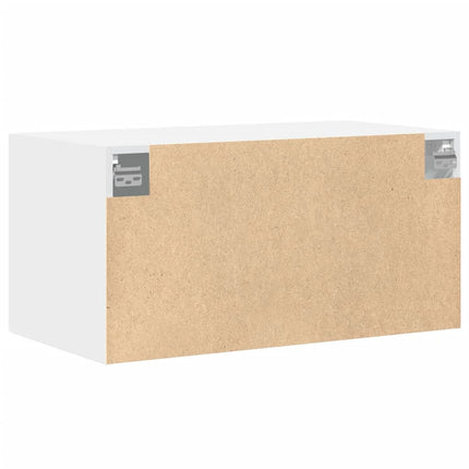 Väggskåp vit 80x42,5x40 cm konstruerat trä