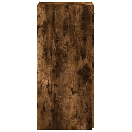 Skänk rökfärgad ek 40x42,5x93 cm konstruerat trä