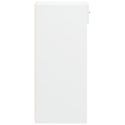 Skänk vit 30x42,5x93 cm konstruerat trä