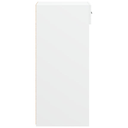 Skänk vit 40x42,5x93 cm konstruerat trä