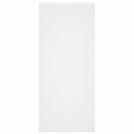 Skänk vit 30x41x93 cm konstruerat trä