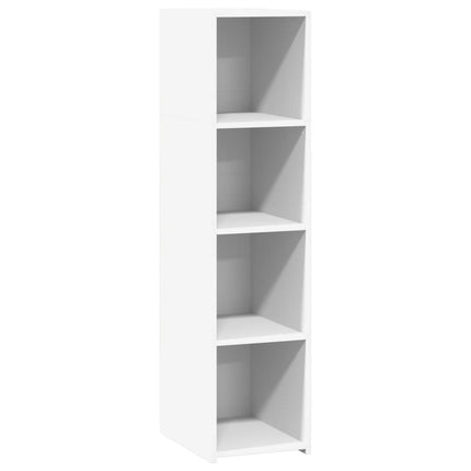 Högskåp vit 30x41x124 cm konstruerat trä