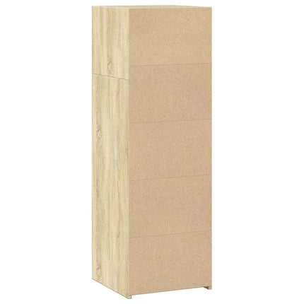 Högskåp sonoma-ek 40x41x124 cm konstruerat trä