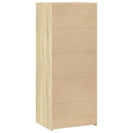 Högskåp sonoma-ek 50x41x124 cm konstruerat trä