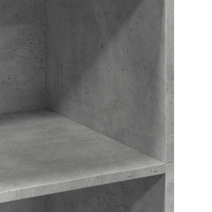 Högskåp betonggrå 70x41x124 cm konstruerat trä