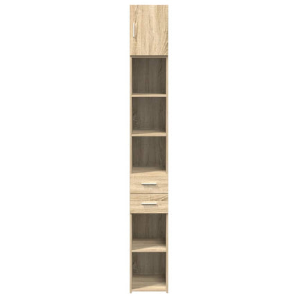 Förvaringsskåp smalt sonoma ek 30x42,5x225 cm konstruerat trä