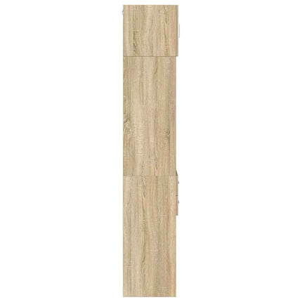 Förvaringsskåp smalt sonoma ek 30x42,5x225 cm konstruerat trä