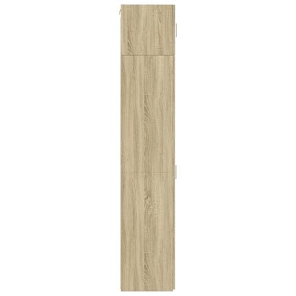 Förvaringsskåp smalt sonoma ek 45x42,5x225 cm konstruerat trä