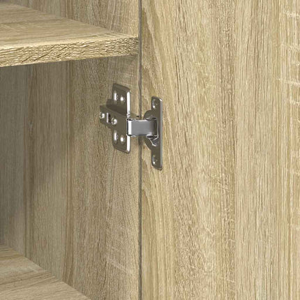 Förvaringsskåp smalt sonoma ek 50x42,5x225 cm konstruerat trä