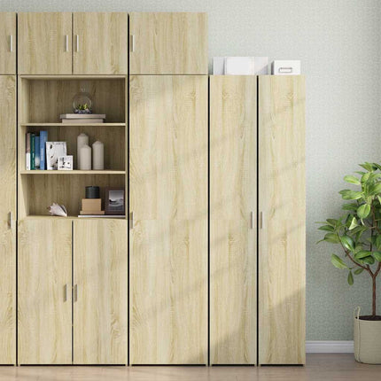 Förvaringsskåp smalt sonoma ek 50x42,5x225 cm konstruerat trä