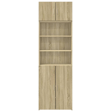 Förvaringsskåp sonoma ek 70x42,5x225 cm konstruerat trä