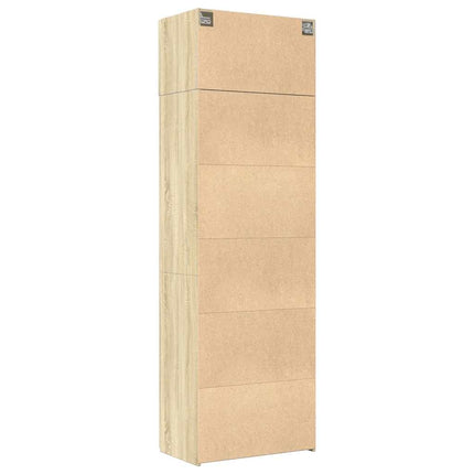 Förvaringsskåp sonoma ek 70x42,5x225 cm konstruerat trä