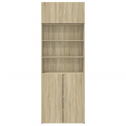 Förvaringsskåp sonoma ek 80x42,5x225 cm konstruerat trä