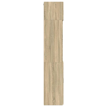 Förvaringsskåp sonoma ek 80x42,5x225 cm konstruerat trä