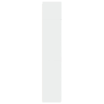 Förvaringsskåp vit 80x42,5x225 cm konstruerat trä