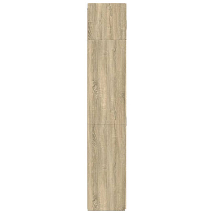 Förvaringsskåp sonoma ek 80x42,5x225 cm konstruerat trä