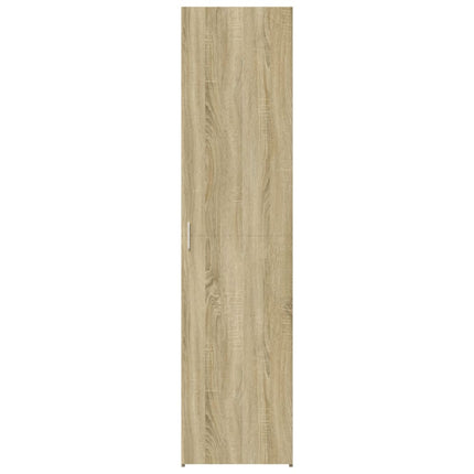 Högskåp sonoma-ek 50x42,5x185 cm konstruerat trä