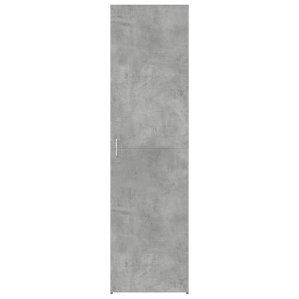 Högskåp betonggrå 50x42,5x185 cm konstruerat trä