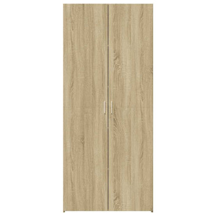 Högskåp sonoma-ek 70x42,5x185 cm konstruerat trä