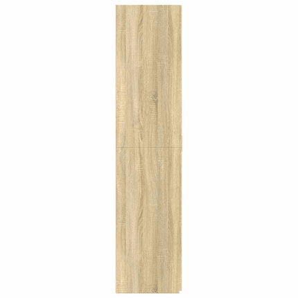 Högskåp sonoma-ek 70x42,5x185 cm konstruerat trä