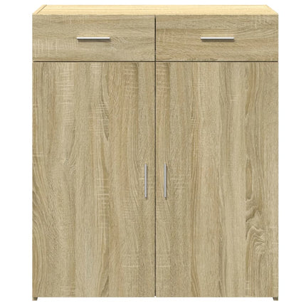 Skänk sonoma-ek 80x42,5x93 cm konstruerat trä