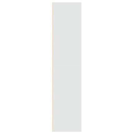 Högskåp vit 70x41x185 cm konstruerat trä