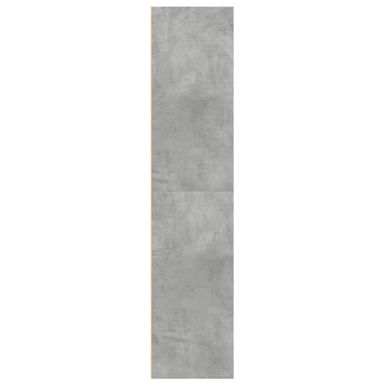 Högskåp betonggrå 70x41x185 cm konstruerat trä