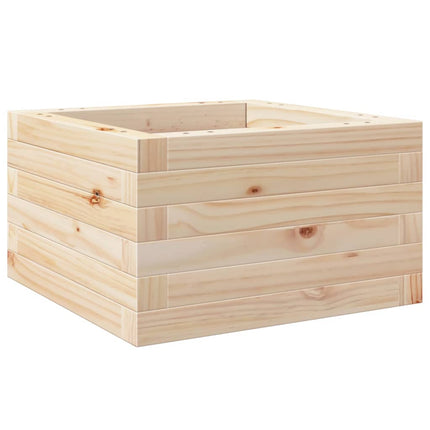 Odlingslåda 40x40x23 cm massivt furuträ