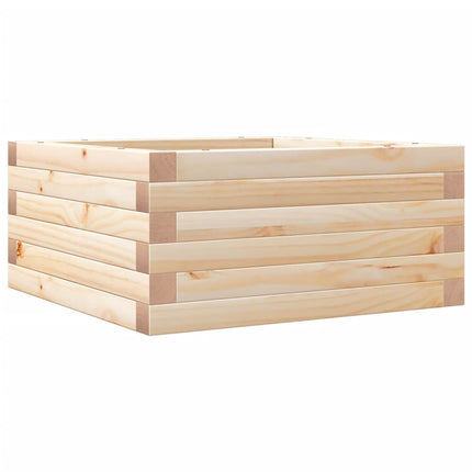 Odlingslåda 50x50x23 cm massivt furuträ