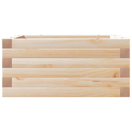 Odlingslåda 50x50x23 cm massivt furuträ