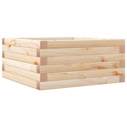 Odlingslåda 50x50x23 cm massivt furuträ