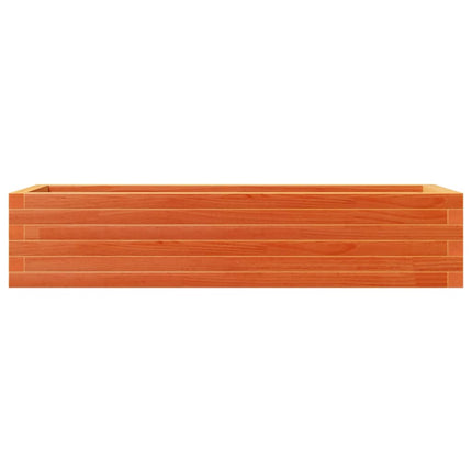 Odlingslåda vaxbrun 110x40x23 cm massiv furu