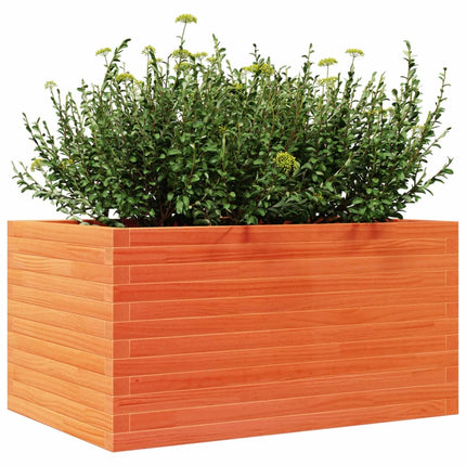 Odlingslåda vaxbrun 90x60x45,5 cm massiv furu