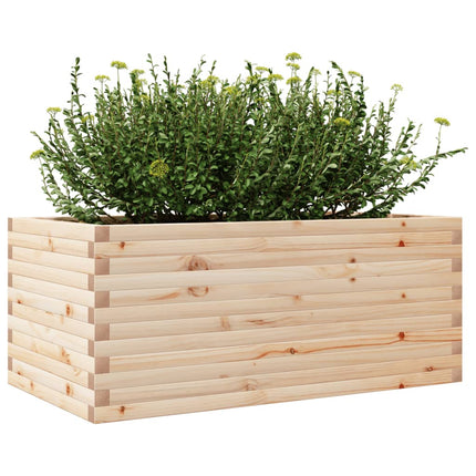 Odlingslåda 110x60x45,5 cm massivt furuträ