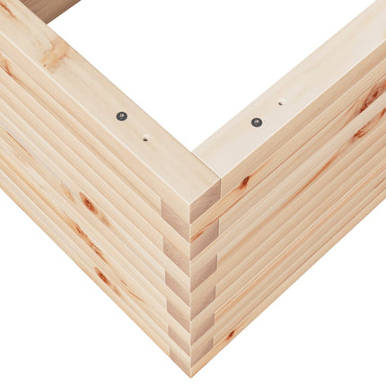 Odlingslåda 110x60x45,5 cm massivt furuträ