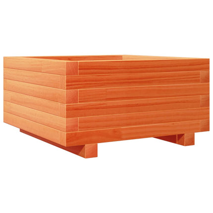 Odlingslåda vaxbrun 50x50x26,5 cm massiv furu