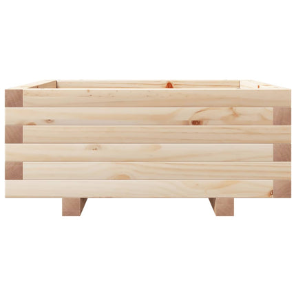 Odlingslåda 60x60x26,5 cm massivt furuträ