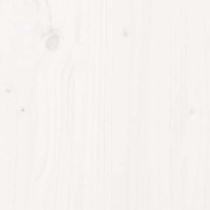Odlingslåda vit 110x40x49,5 cm massiv furu