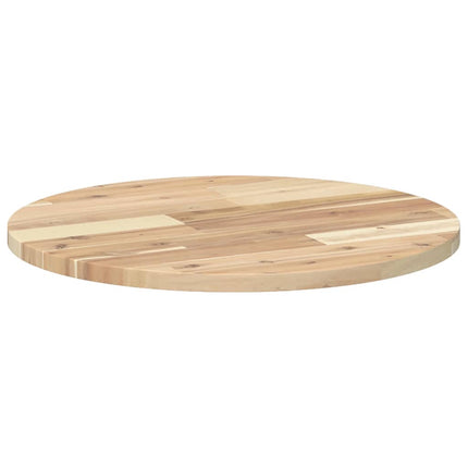 Bordsskiva rund Ø50x2 cm massivt akaciaträ