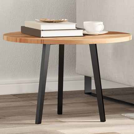 Bordsskiva rund Ø60x2 cm massivt akaciaträ