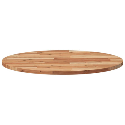 Bordsskiva rund Ø70x2 cm massivt akaciaträ